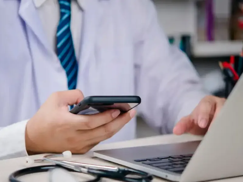 Healthcare-related imagery used to accompany blog content