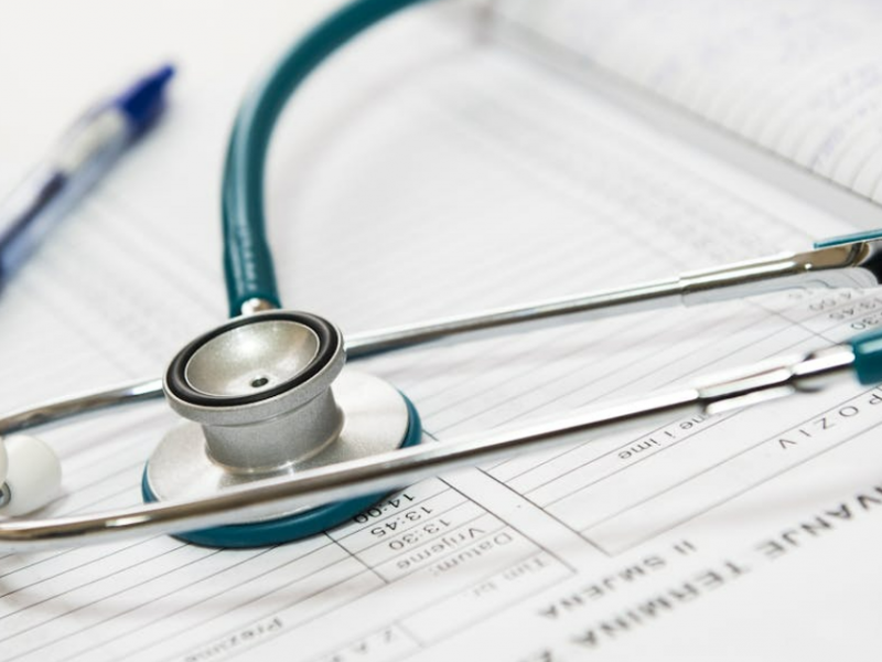 Healthcare-related imagery used to accompany blog content