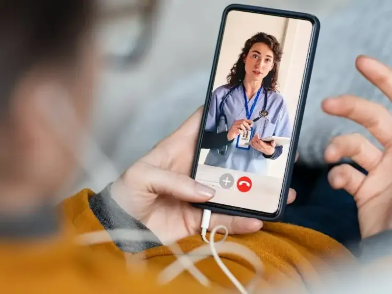 Healthcare-related imagery used to accompany blog content