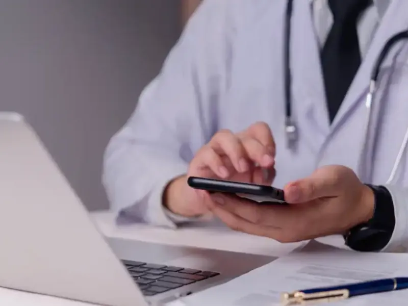 Healthcare-related imagery used to accompany blog content